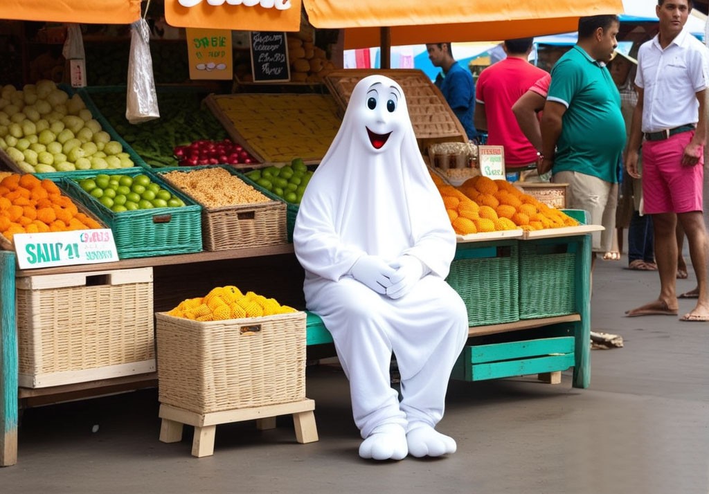 Ghost at the market